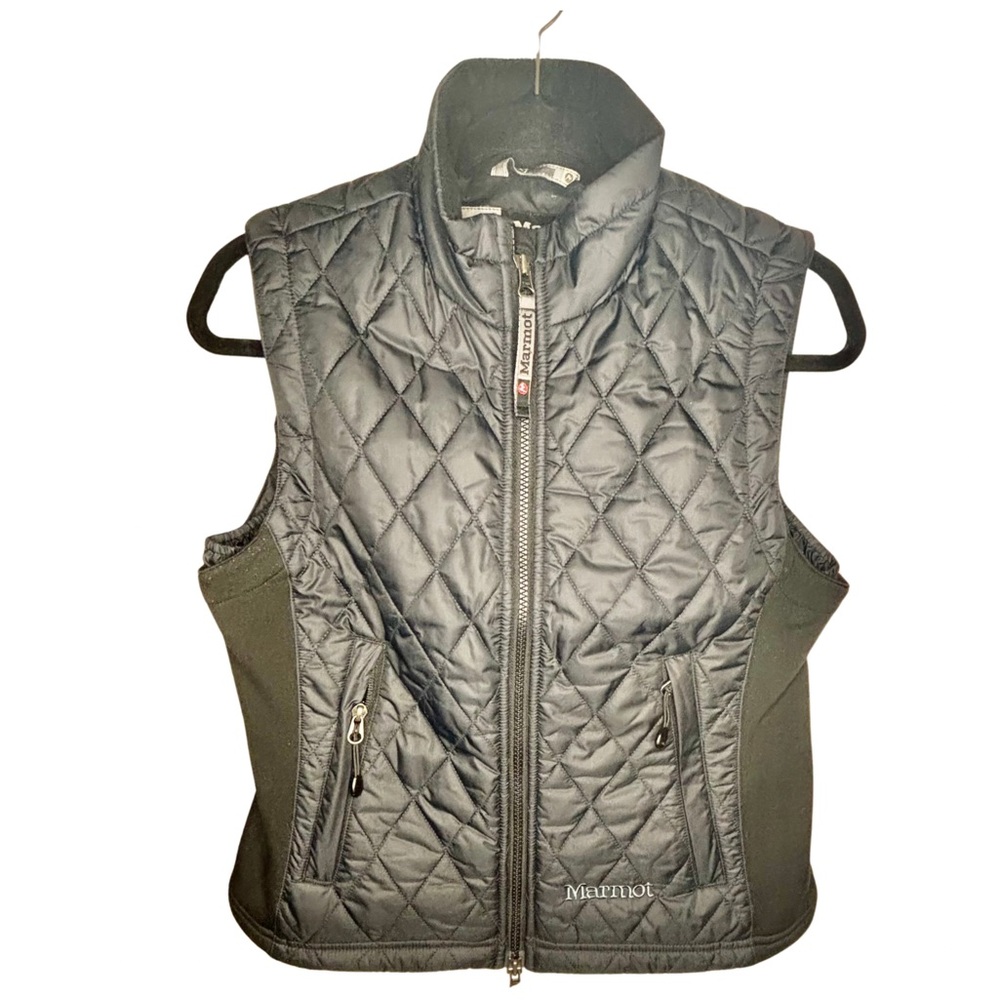 Marmot Black Kitzbuhel Diamond Quilted Vest-Women's Size Small
